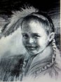 Young Girl Drawing